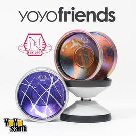 yoyofriends Nucleon Yo-Yo - 7068 Aluminum with Stainless Steel Rims - Bi-Metal YoYo