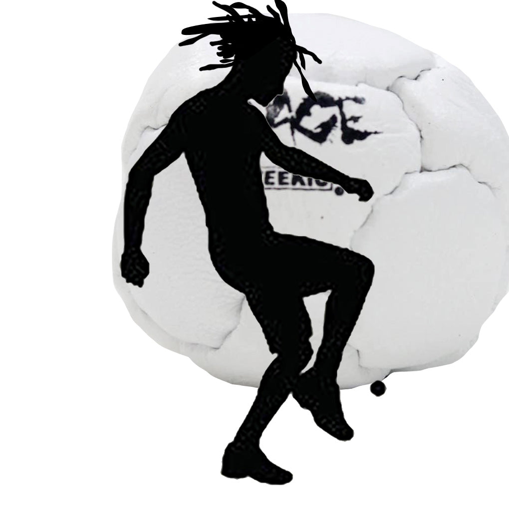 Zeekio -The Rage- 14 Panel Genuine Leather Footbag - Hacky