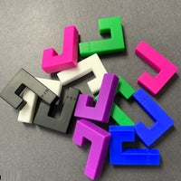 AroundSquare Deco Blocks Untitled 2 - Puzzle Desk Toy - 12 Piece Skill Toy