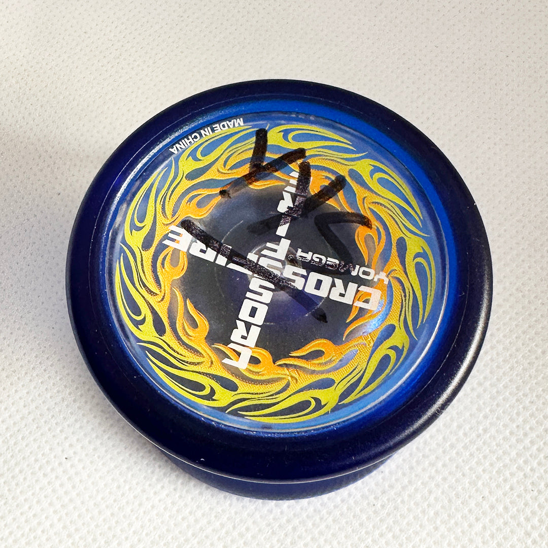 Vintage Yomega Crossfire - Good Condition 2010s Blue – YoYoSam