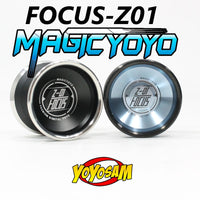 MAGICYOYO FOCUS Z01 Yo-Yo - BI-METAL YoYo - 6061 Aluminum with Stainless Steel Ring!