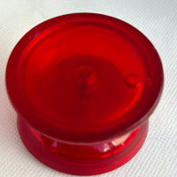 Vintage Duncan Butterfly Yo-Yo - Late 90s Transluscent Red with white imprint Very Good Condition