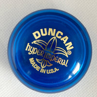 Vintage Duncan Hyper Imperial Yo-Yo - Blue- Very Good/Excellent Condition