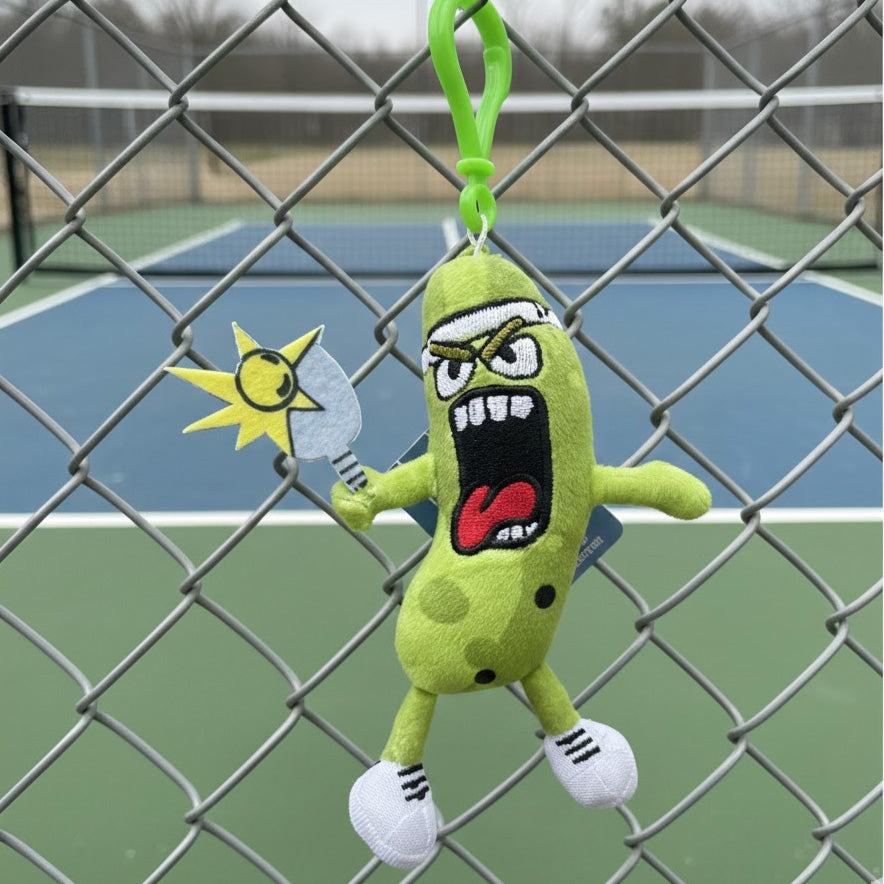 Pickle Monsters Plush Pickleball Keychain - Plushie Doll – YoYoSam
