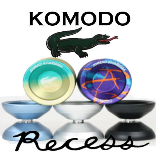 Recess Komodo Yo-Yo - Mono Metal 7075 Aluminum - Ahmad Kharisma Signature Yo Yo - YoYoSam