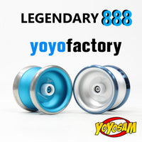 YoYoFactory Legendary 888 Yo-Yo - Bi-Metal Titanium Rim - Pocket YoYo