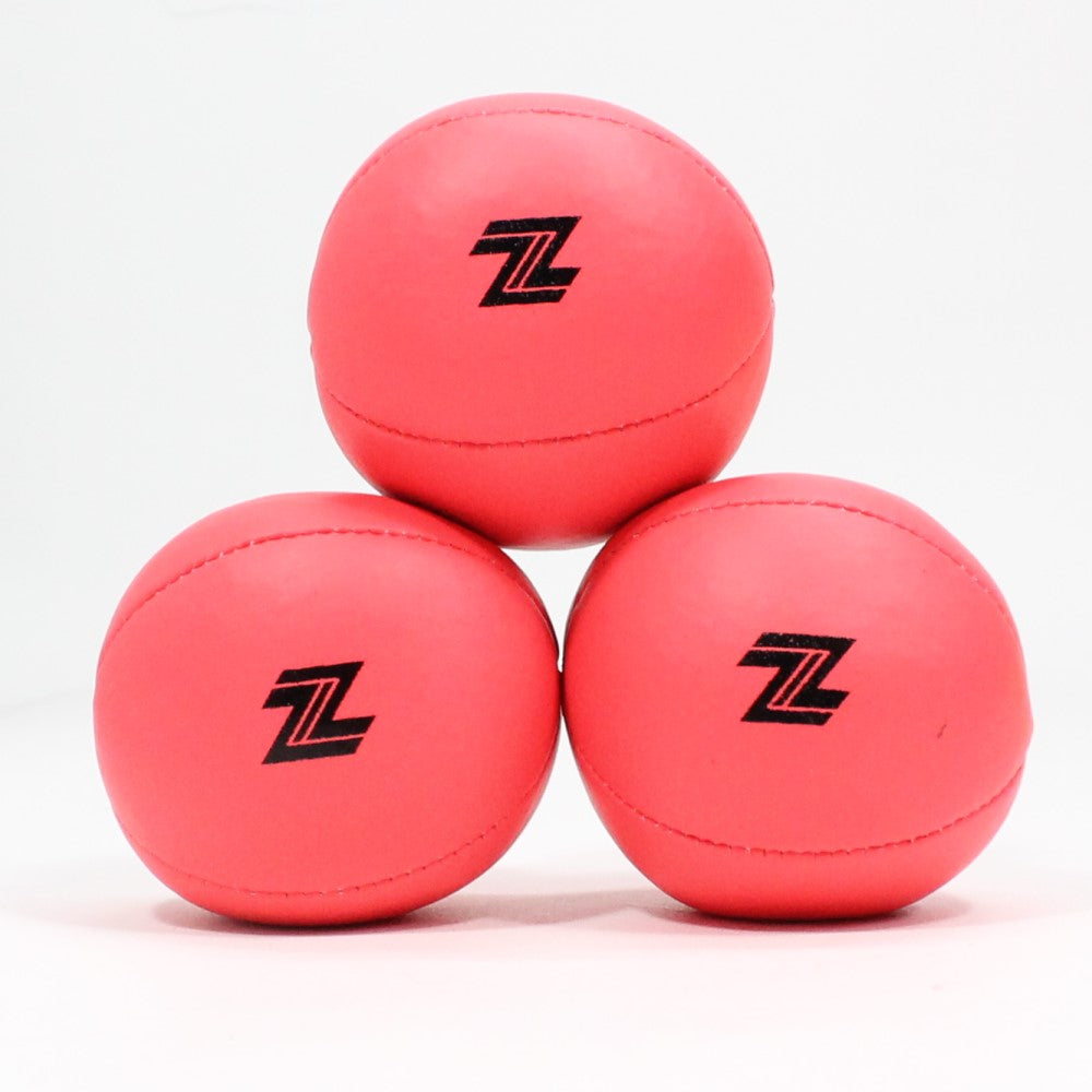 Zeekio Nova Juggling Ball Set - Stretch Bean Bag 4 Panel 120g Ball