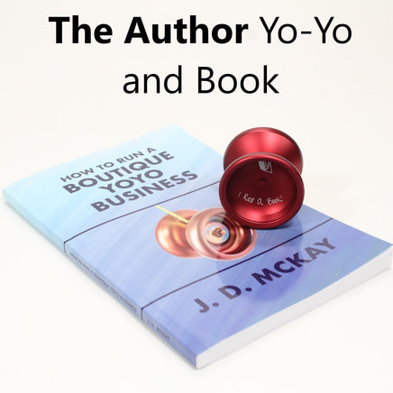 Rain City Skills The Author Yo-Yo - Powerful Light Weight YoYo - Includes J.D. McKay's Book “How to Run a Boutique Yoyo Business” - YoYoSam