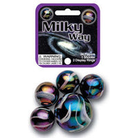 Mega Marbles Themed Marbles- 24 Player Marbles (5/8'') - 1 Shooter (1'')- - YoYoSam