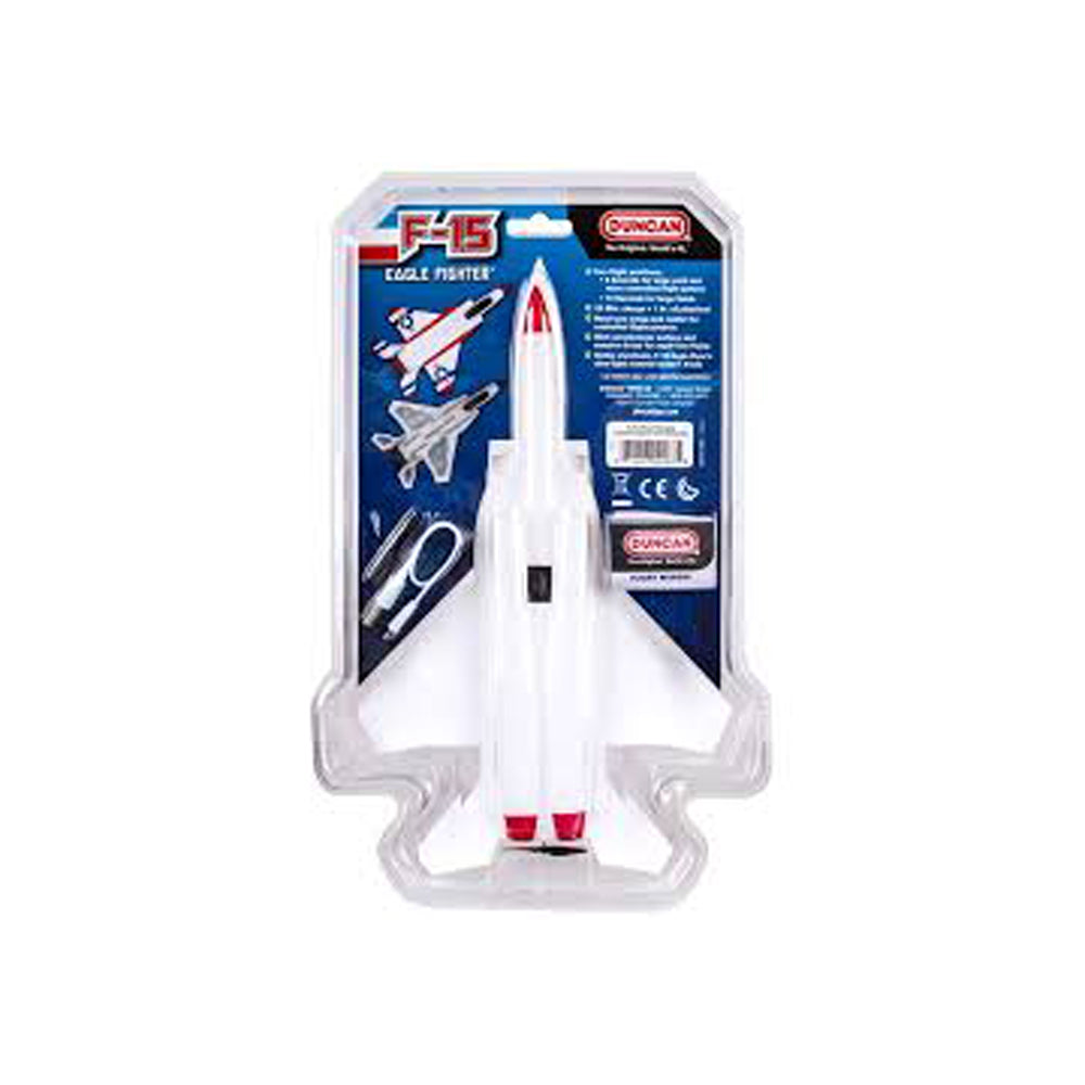Duncan F-15 Eagle Fighter Glider w/ Power Assist Flight Motorized Propeller - YoYoSam