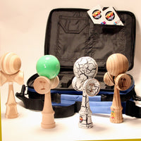 Bahama Kendama 4x Gift Set - 4 Kendamas, Kendama Bag, 2 Three packs of Extra Strings - YoYoSam