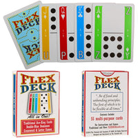 Flex Deck Playing Cards - Multi-Purpose Classic Games - All in One Deck of Cards