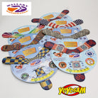 Wallaby Boomerang Three Wing Birch, Hand Crafted, Digitally Printed and Signed, Great for Beginners - YoYoSam