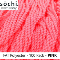 Sochi Company Yo-Yo String - Fat Size Polyester 100 Pack of YoYo String - 1.3 Meters -