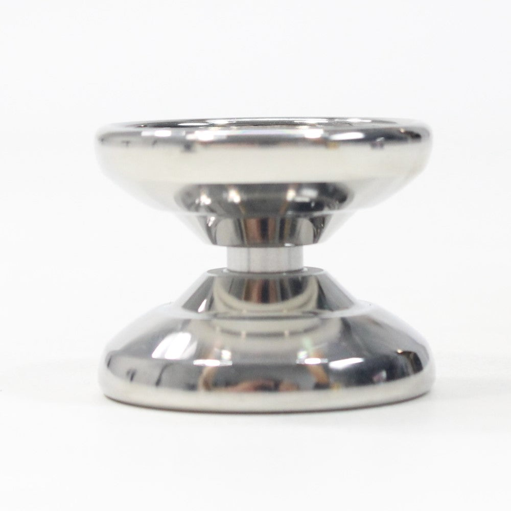 Yoyoscreator シルバー ヨーヨー YoYoFactory Steel Shutter Yo-Yo - Undersized YoYo- Signature