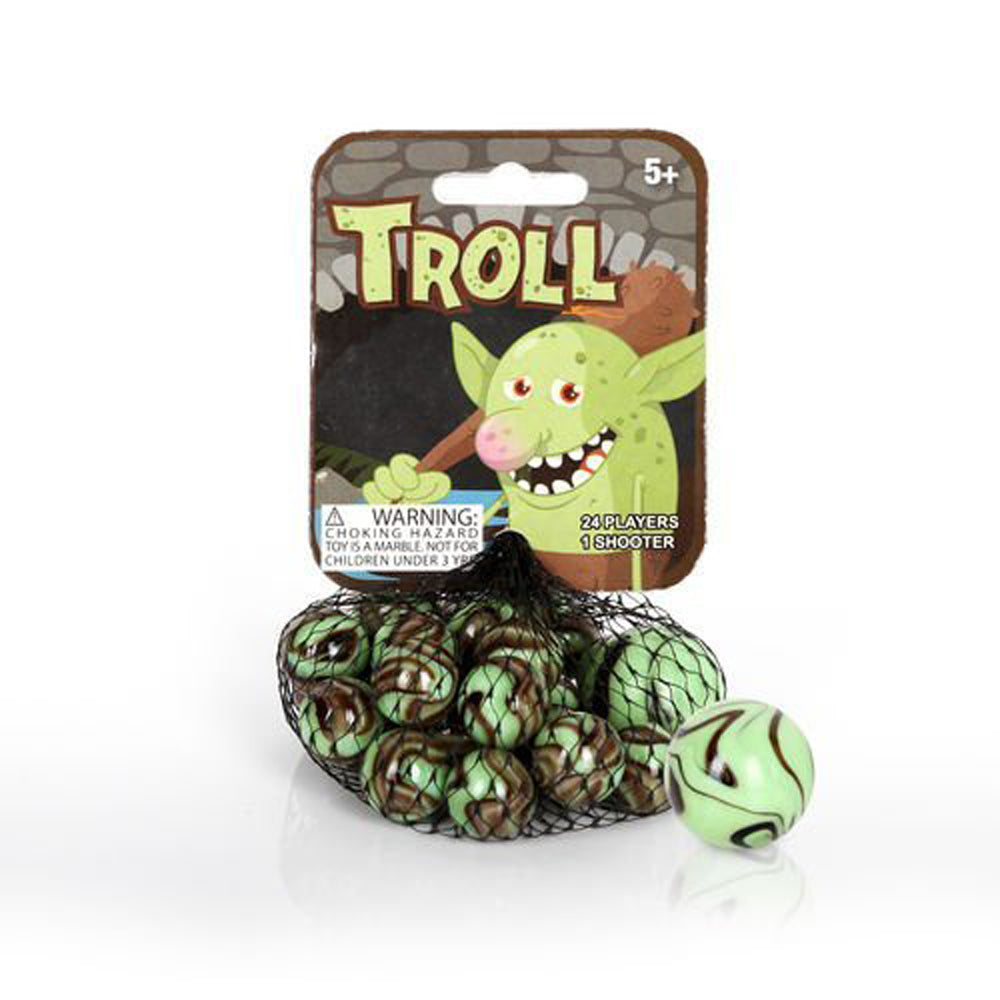 Mega Marbles Themed Marbles- 24 Player Marbles (5/8'') - 1 Shooter (1'')- - YoYoSam