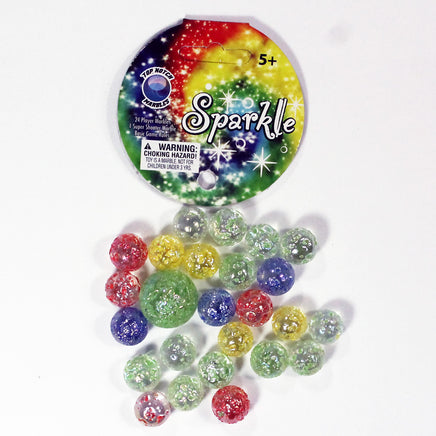 Mega Themed Marbles by Glasfirma - 24 Player Marbles (9/16'') - 1 Shooter (7/8'') - YoYoSam