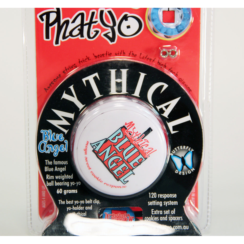 PhatYo Mythical Blue Angel Collectible Yo-Yo - White - YoYoSam