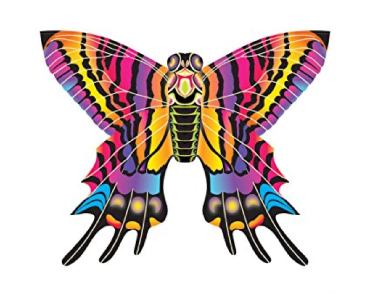 X Kites CloudPleasers Nylon Kite - SkyTails, Quickclip, Line, Handle Included - YoYoSam