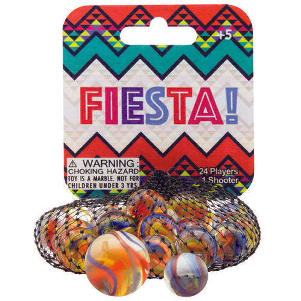 Mega Marbles Themed Marbles- 24 Player Marbles (5/8'') - 1 Shooter (1'')- - YoYoSam