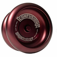 YoYoFactory Confusion Yo-Yo - 6061 Aluminum- Plays Responsive or Unresponsive by Switching the Pads!