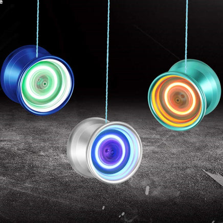 MAGICYOYO Aurora LED Yo-Yo - Multi Colored Lights - 6061 Aluminum YoYo - YoYoSam