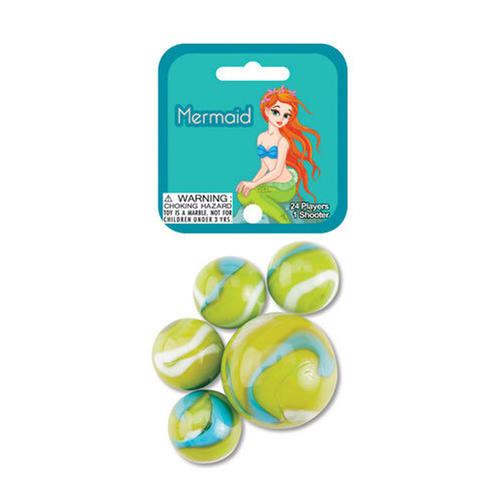 Mega Marbles Themed Marbles- 24 Player Marbles (5/8'') - 1 Shooter (1'')- - YoYoSam