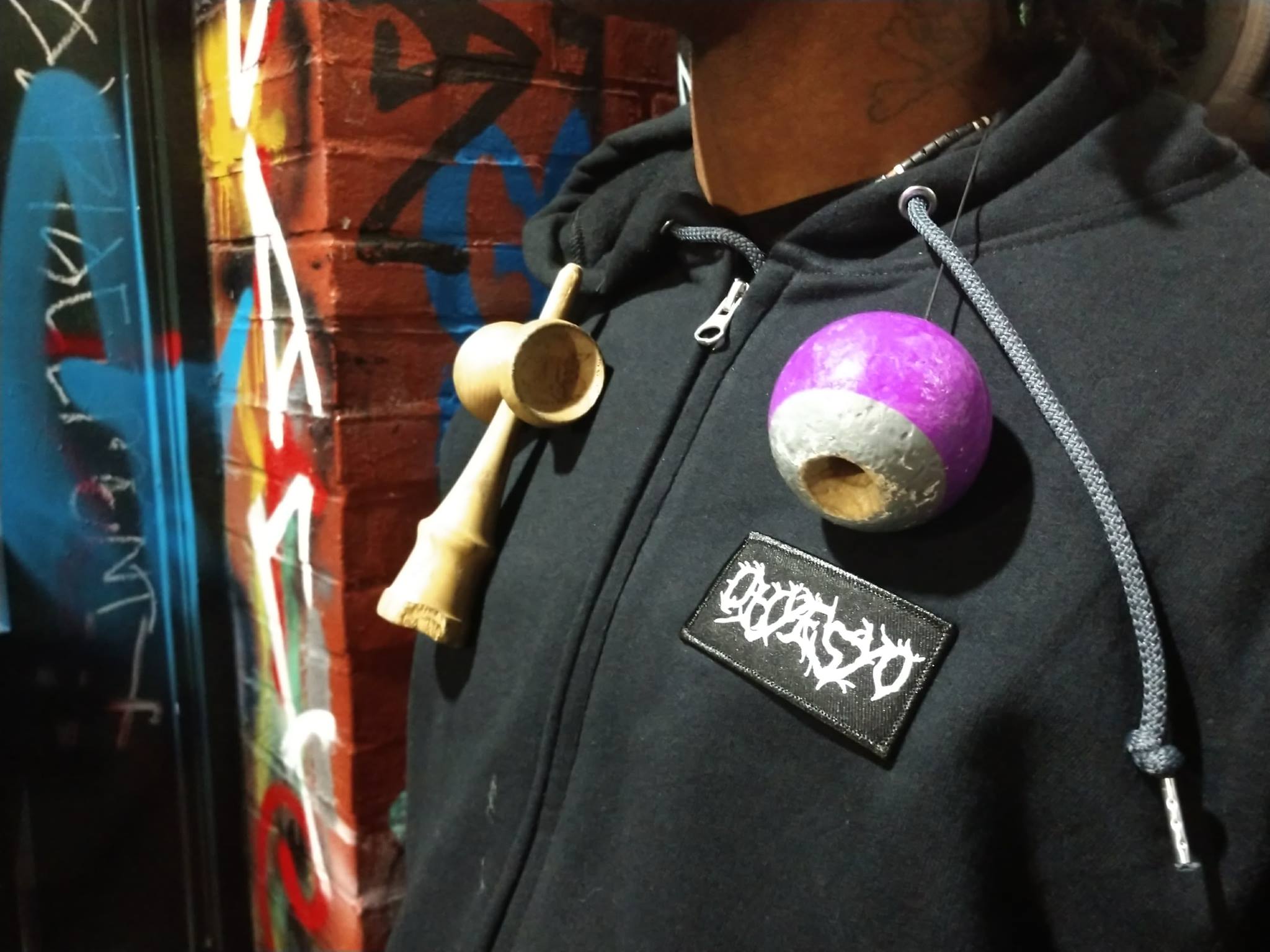 OHYESYO YoYo Company Black Hoodie- Zipper Logo Sweatshirt Jacket Hoody - by OH YES YO - YoYoSam