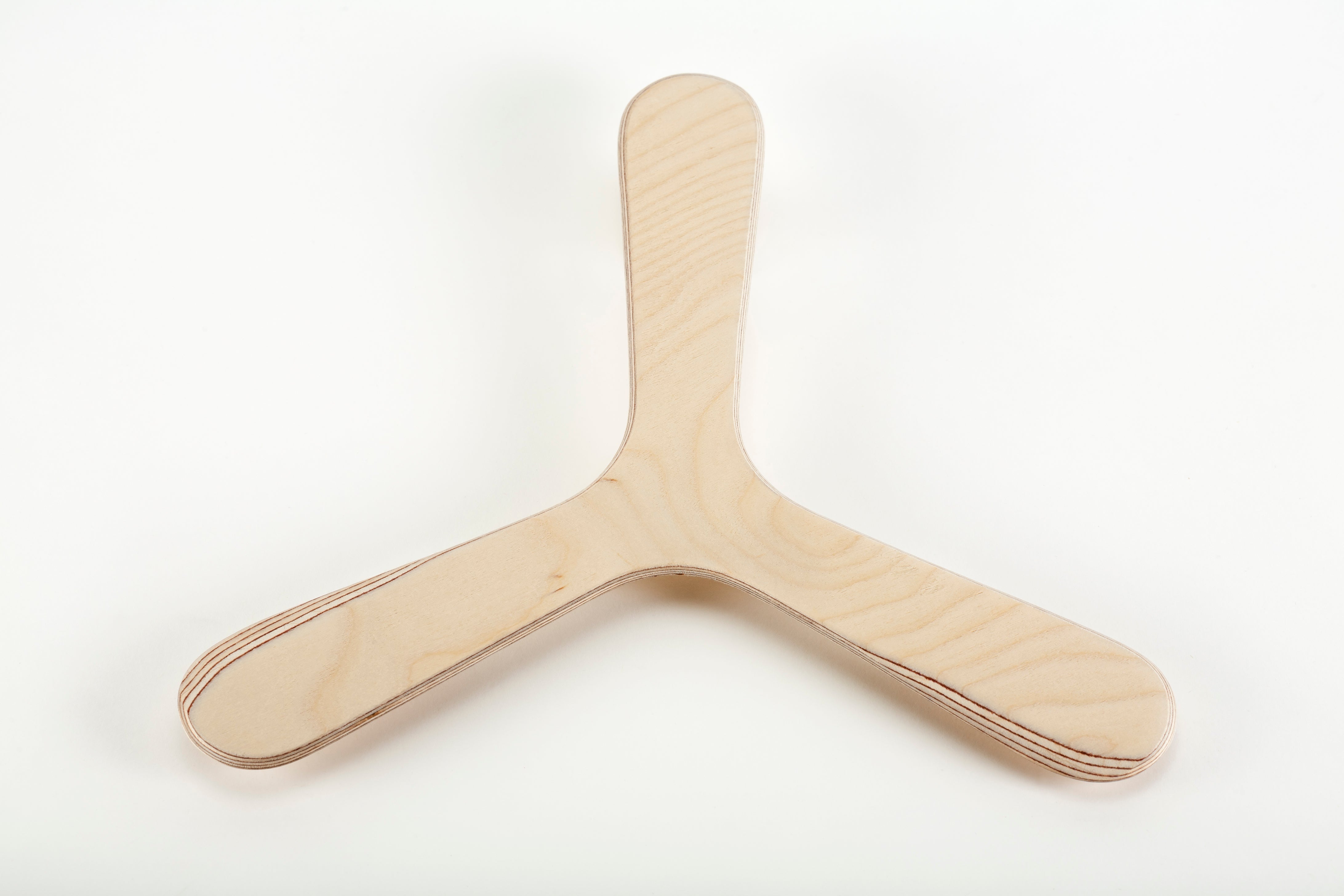 Wallaby Boomerang Three Wing Birch, Hand Crafted, Digitally Printed and Signed, Great for Beginners - YoYoSam