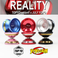 TOP YO Reality Yo-Yo - TOPYOnation x JULY YOYO Collaboration - Bi-Metal YoYo