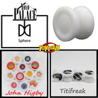 YoYo Palace Sphere Yo-Yo - POM YoYo - Pure White or Hand Painted Editions - YoYoSam