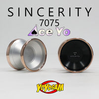 Ace Yo Sincerity Yo-Yo - 7075 Aluminum with Stainless Steel Ring - Bi-Metal YoYo
