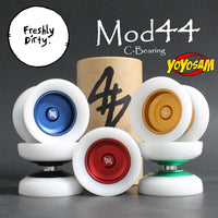 Freshly Dirty Mod44 Gen 2 C Bearing Yo-Yo - Interchangeable Delrin Rims - Aluminum YoYo