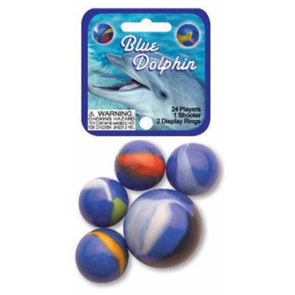 Mega Marbles Themed Marbles- 24 Player Marbles (5/8'') - 1 Shooter (1'')- - YoYoSam