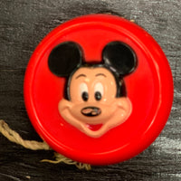 Collectable Vintage Disney Mickey Mouse/Donald Duck Plastic Yo-Yo. Very Good Condition VE810