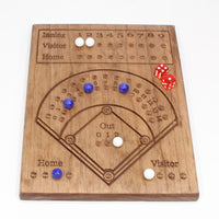 Wooden Dice Baseball Game - Great Handmade Classic Toy - Dice Marbles and instructions Included - YoYoSam