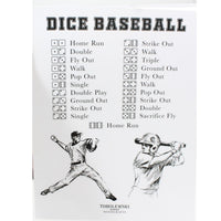 Wooden Dice Baseball Game - Great Handmade Classic Toy - Dice Marbles and instructions Included - YoYoSam