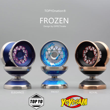 TOP YO Frozen Yo-Yo - Bi-Metal YoYo with Hollow Structure - Designed by EXPECTmake - YoYoSam