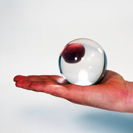 Zeekio Clear Acrylic Contact Ball - Body Juggling - 80mm - YoYoSam