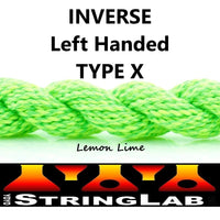 YoYo String Lab Inverse Type X- Left Handed- Medium Thick Yo-Yo Strings - 10 pack - YoYoSam