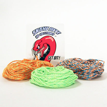 3 - 10 Packs of Snake Bite Yo-Yo Strings - 100% Polyester multi-color - 30 Strings - YoYoSam