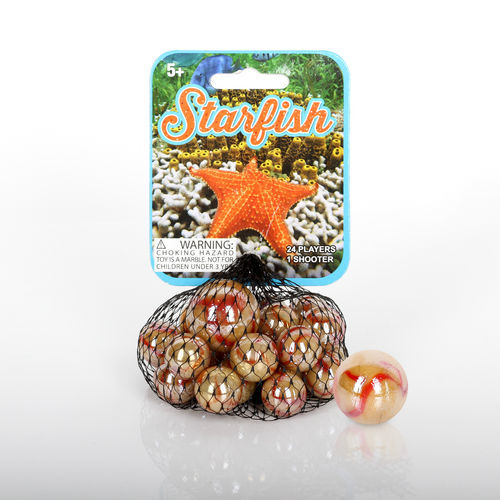Mega Marbles Themed Marbles- 24 Player Marbles (5/8'') - 1 Shooter (1'')- - YoYoSam