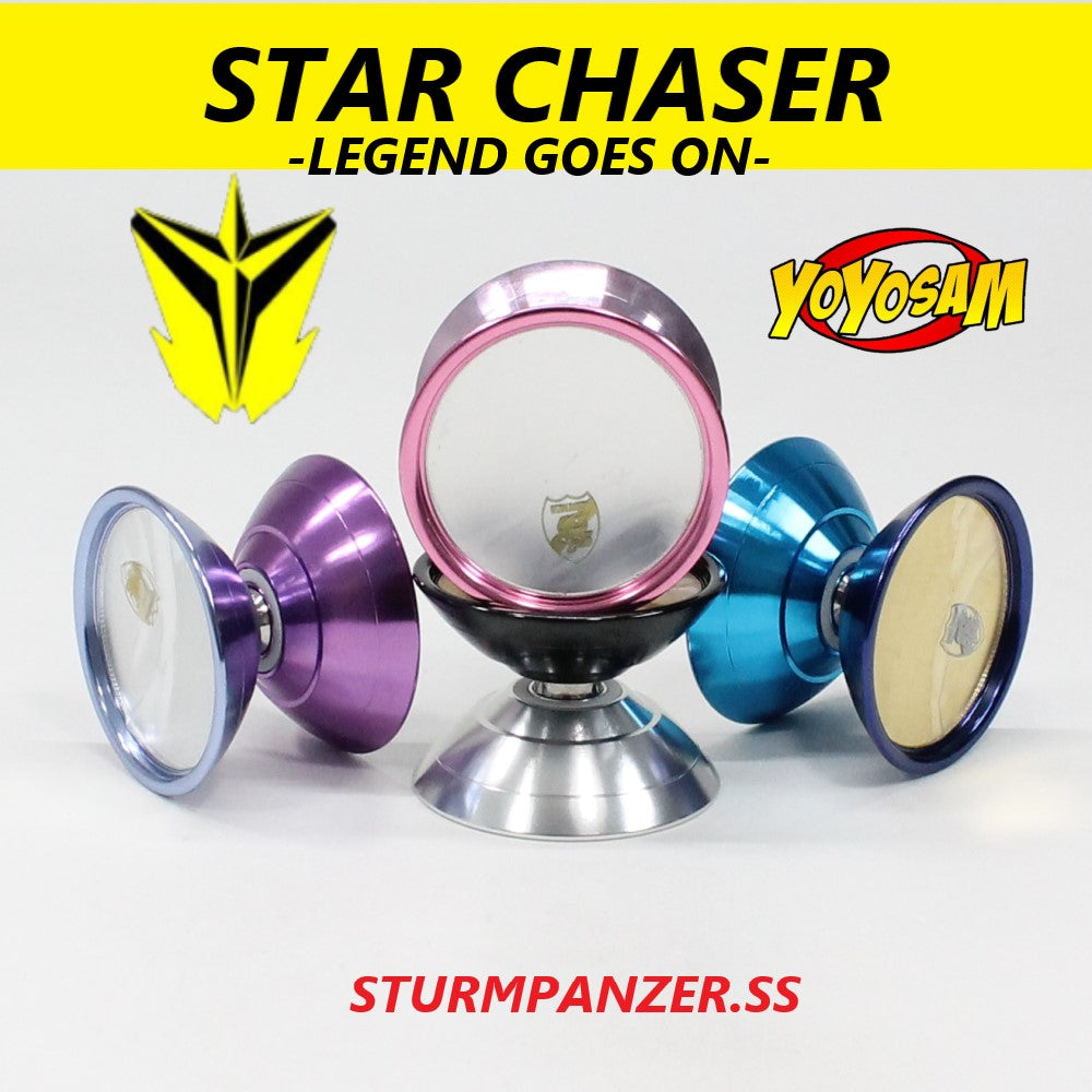 Sturm Panzer Star Chaser Yo-Yo - Mono-Metal YoYo with Interchangeable Side  Caps