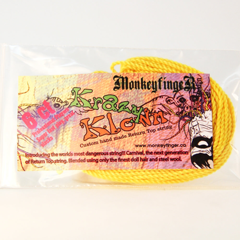 MonkeyfingeR Krazy Klown Yo-Yo String - 6 Count - YoYoSam