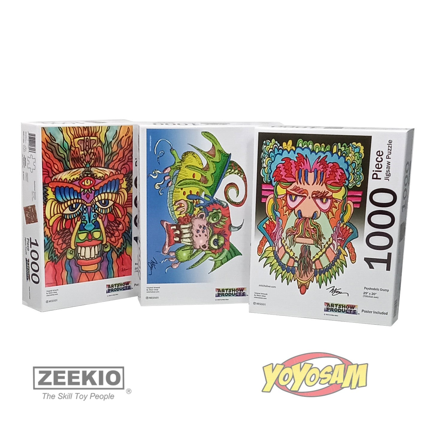 Original Artwork by Mitch Silver Premium 1000 Piece Jigsaw Puzzle