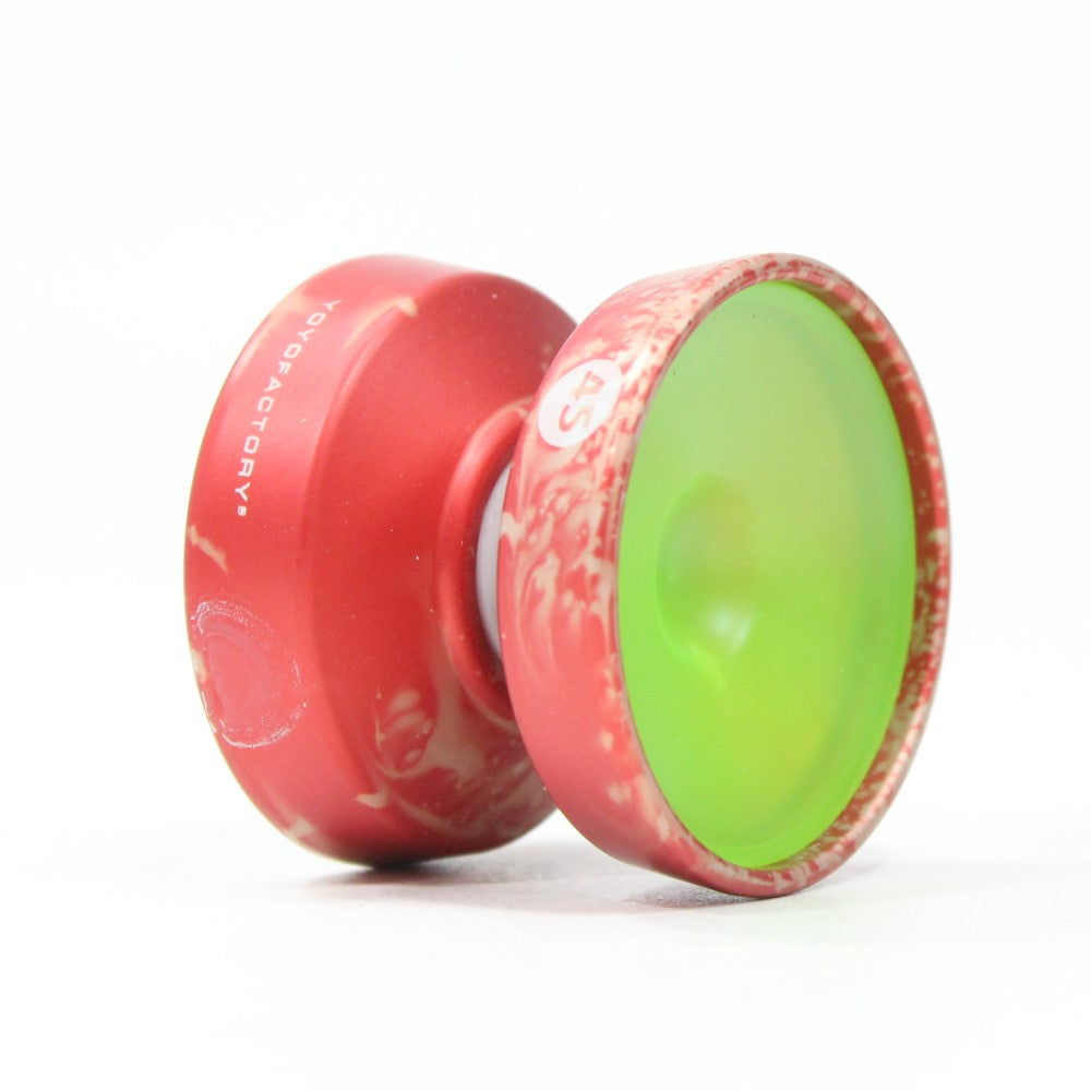 YoYoFactory 45 YoYo - Fingerspin Cap - Undersized Metal Yo-Yo
