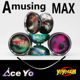 Ace Yo Amusing MAX Yo-Yo - Wide Bi-Metal YoYo