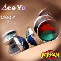 Ace Yo Mercy 7075 Yo-Yo - Bi-Metal YoYo with Stainless Steel Rings - YoYoSam
