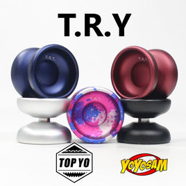 TOP YO T.R.Y Top Yo Round Yo-Yo - Mono-Metal YoYo
