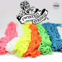 Twisted Stringz Yo-Yo Strings - Polyester - Solid Thick YoYo String - 100 Pack - YoYoSam
